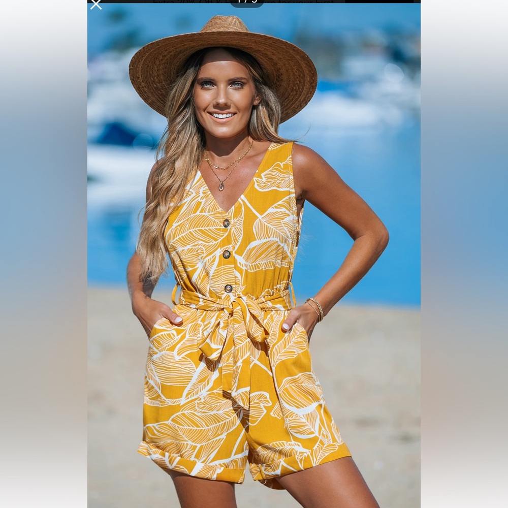 Tropical Romper